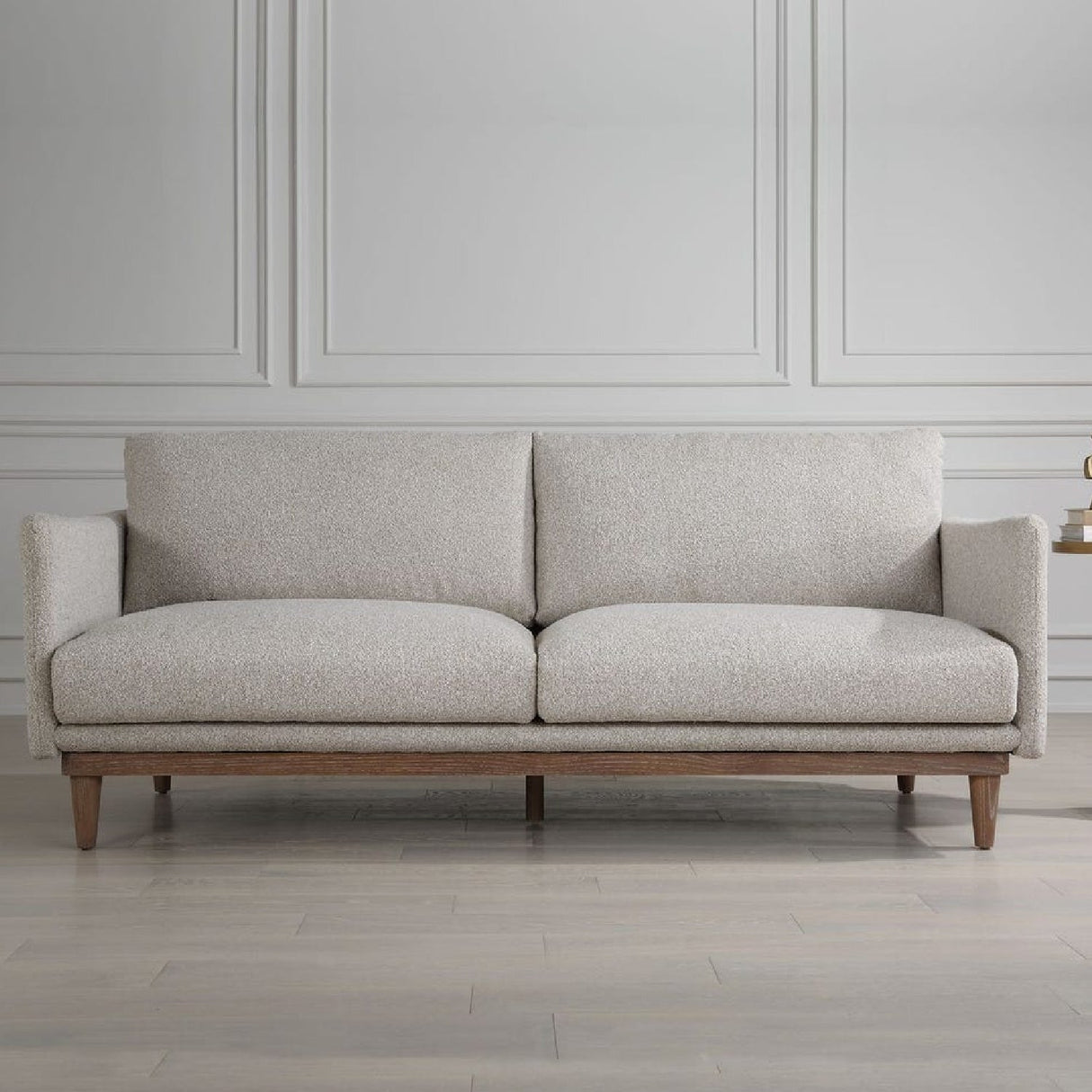 Beige Boucle Sofa by Uttermost Freefall, alternate view 10
