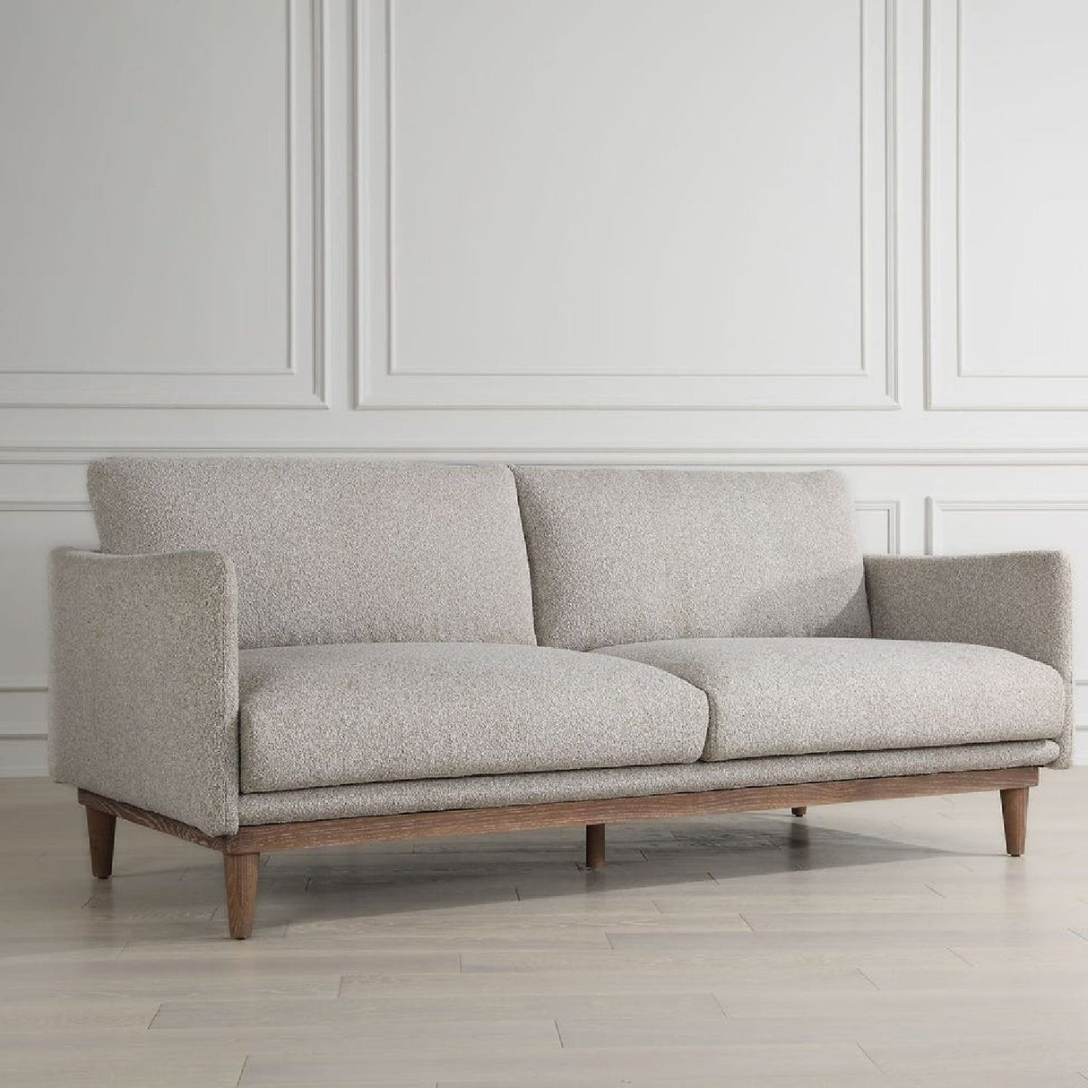 Beige Boucle Sofa by Uttermost Freefall, alternate view 9