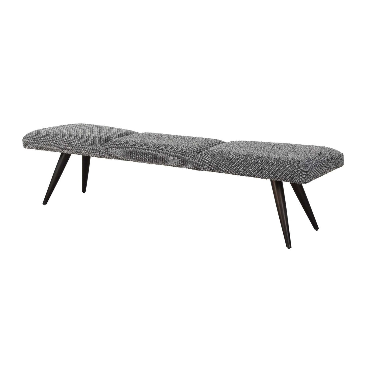 Gray Boucle Bench by Uttermost Bowtie, alternate view 3