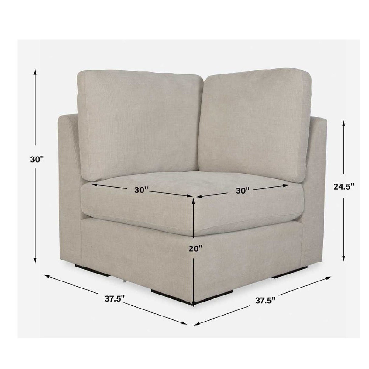 Modern European furniture - Beige Sectional Sofa - www.oroa.com