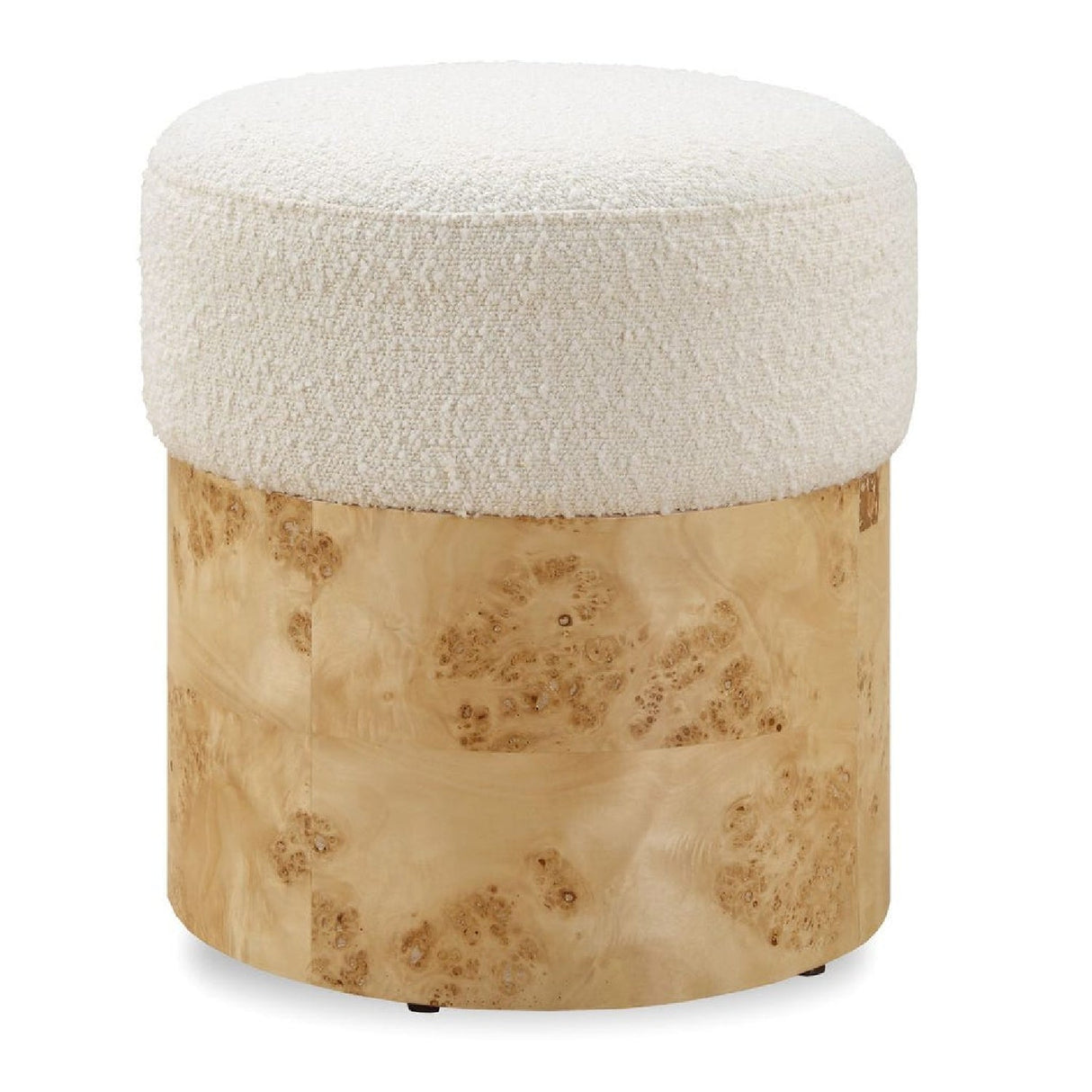 Poplar Burl Base Ottoman by Uttermost Swirls