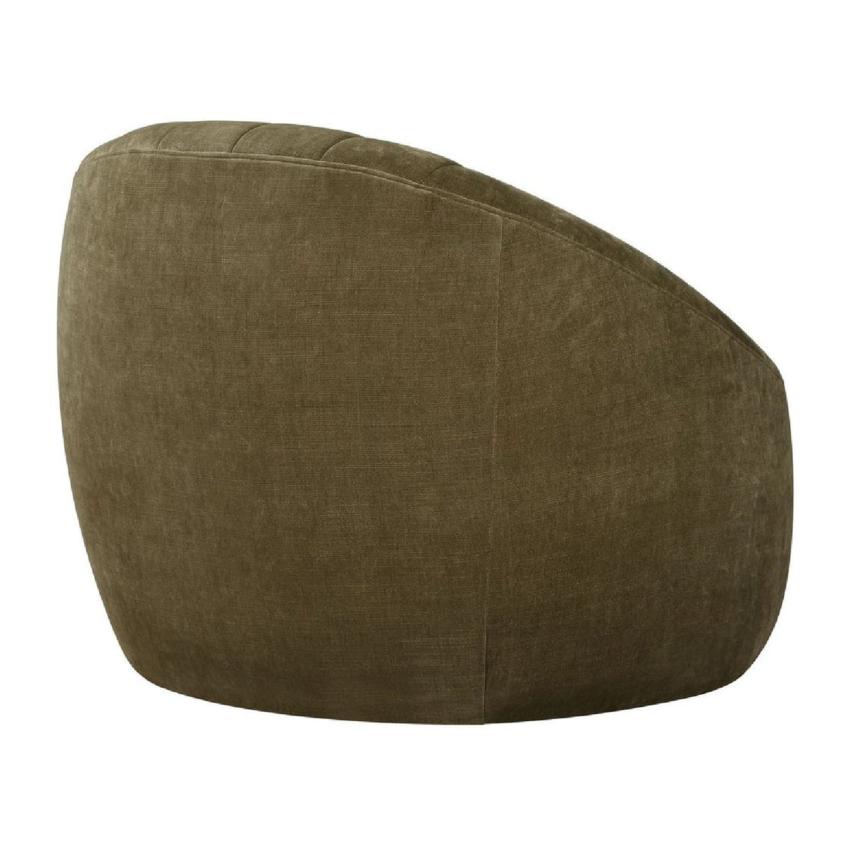 Green Chambray Channeled Swivel Chair by Uttermost Narrows, alternate view 5