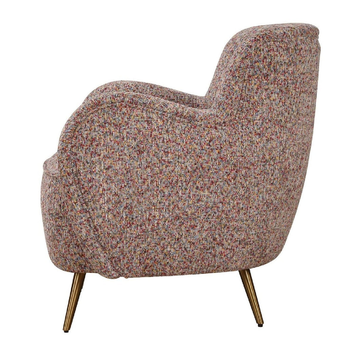 Textured Chenille Accent Chair by Uttermost Gemstone, alternate view 4
