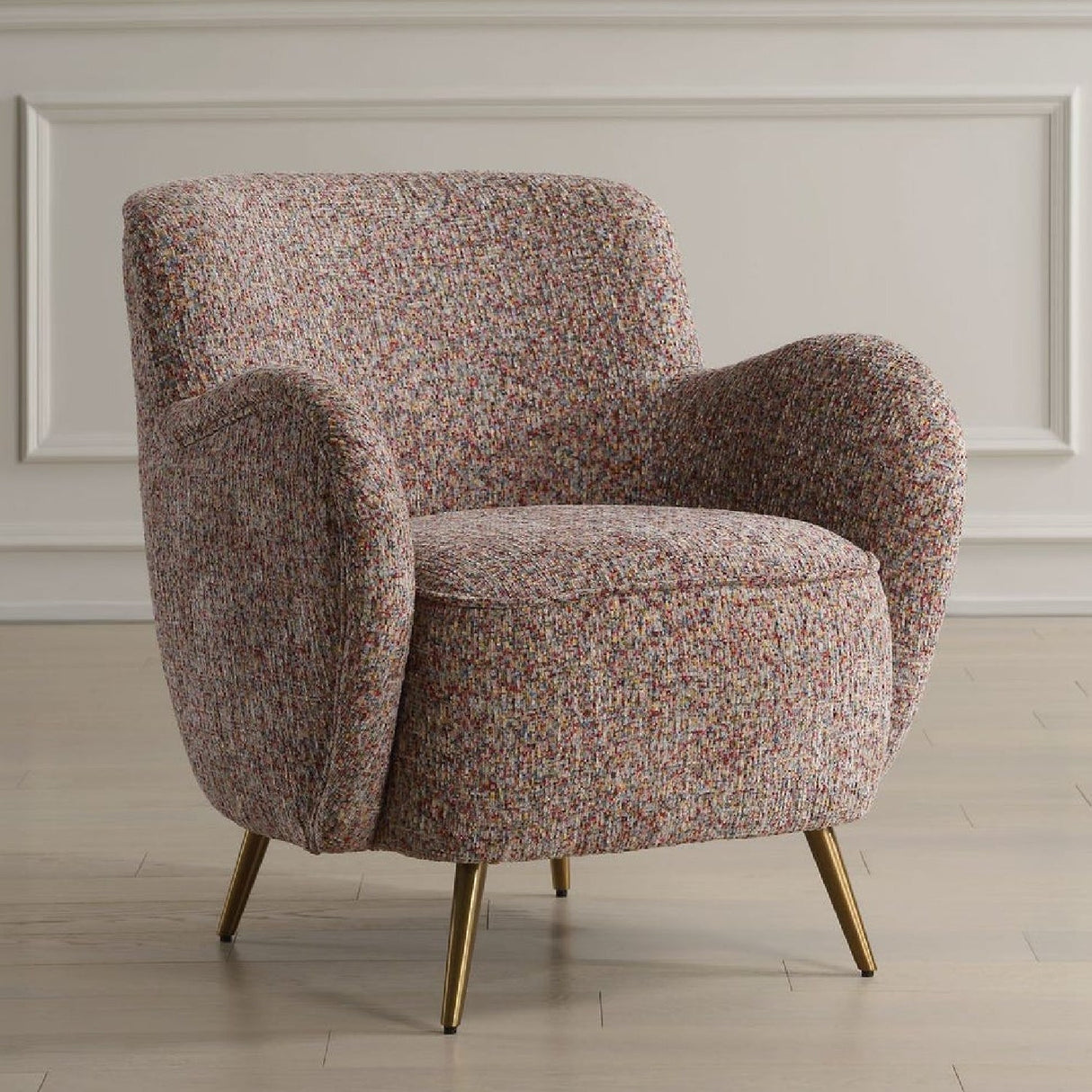 Textured Chenille Accent Chair by Uttermost Gemstone, alternate view 9