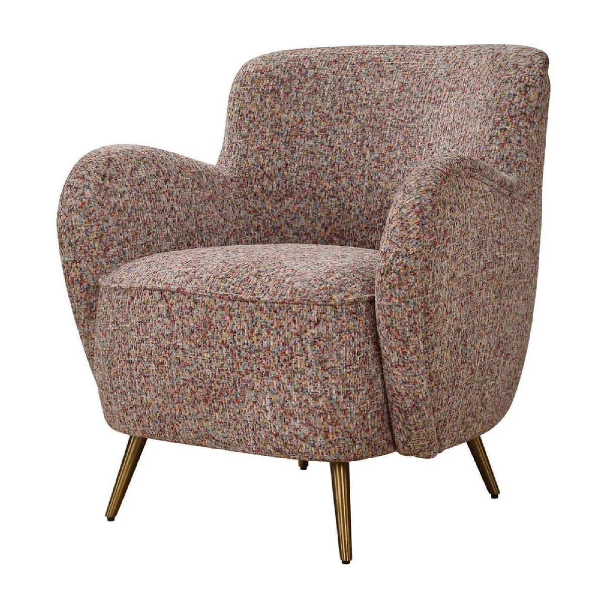 Textured Chenille Accent Chair by Uttermost Gemstone, alternate view 3