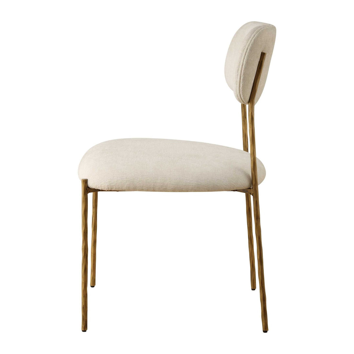 White Floating-Back Dining Chairs (2) by Uttermost Capture, alternate view 4