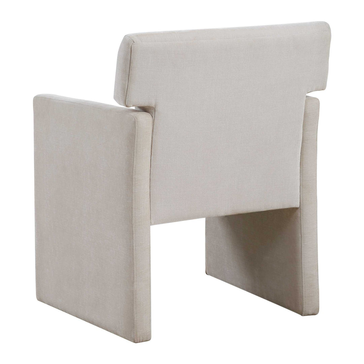 White Velvet Dining Chair by Uttermost Colette, alternate view 5