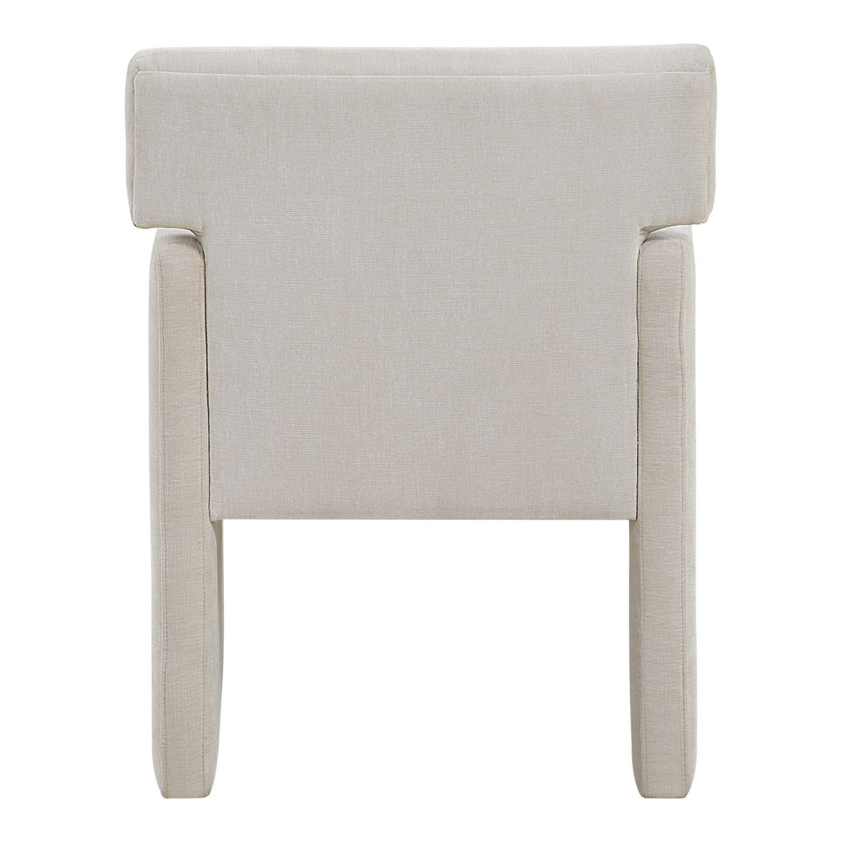 White Velvet Dining Chair by Uttermost Colette, alternate view 6
