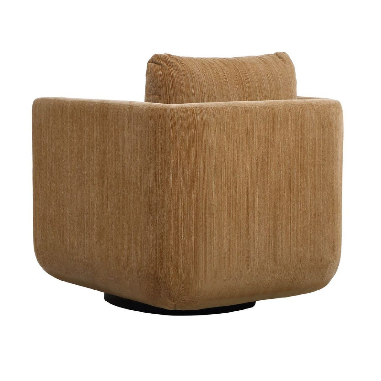 Modern European furniture - Chenille Rounded Swivel Chair - www.oroa.com
