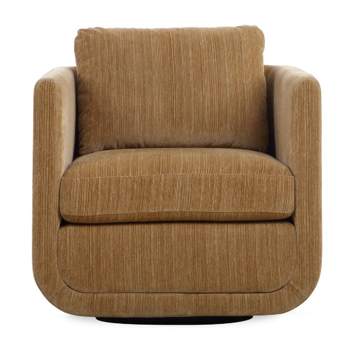 Chenille Rounded Swivel Chair | Uttermost Abound