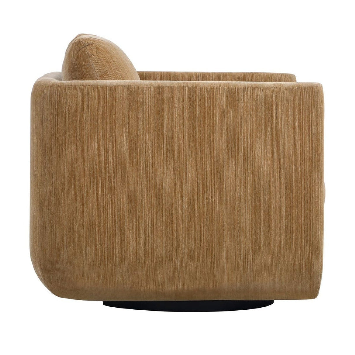 Modern European furniture - Chenille Rounded Swivel Chair - www.oroa.com