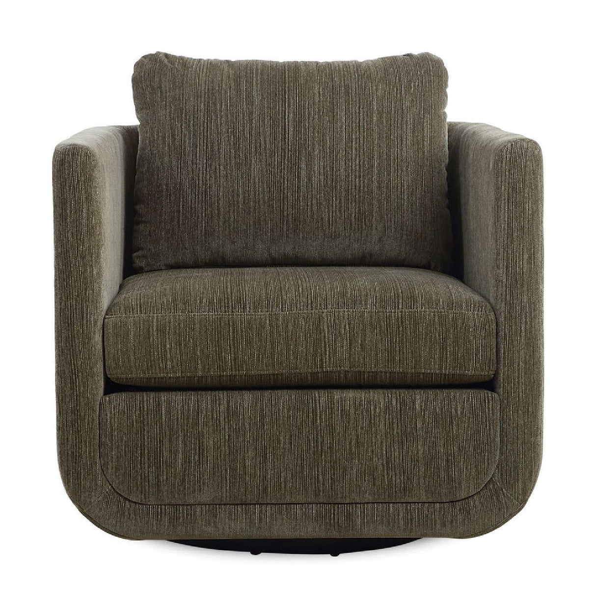 Modern European furniture - Chenille Rounded Swivel Chair - www.oroa.com