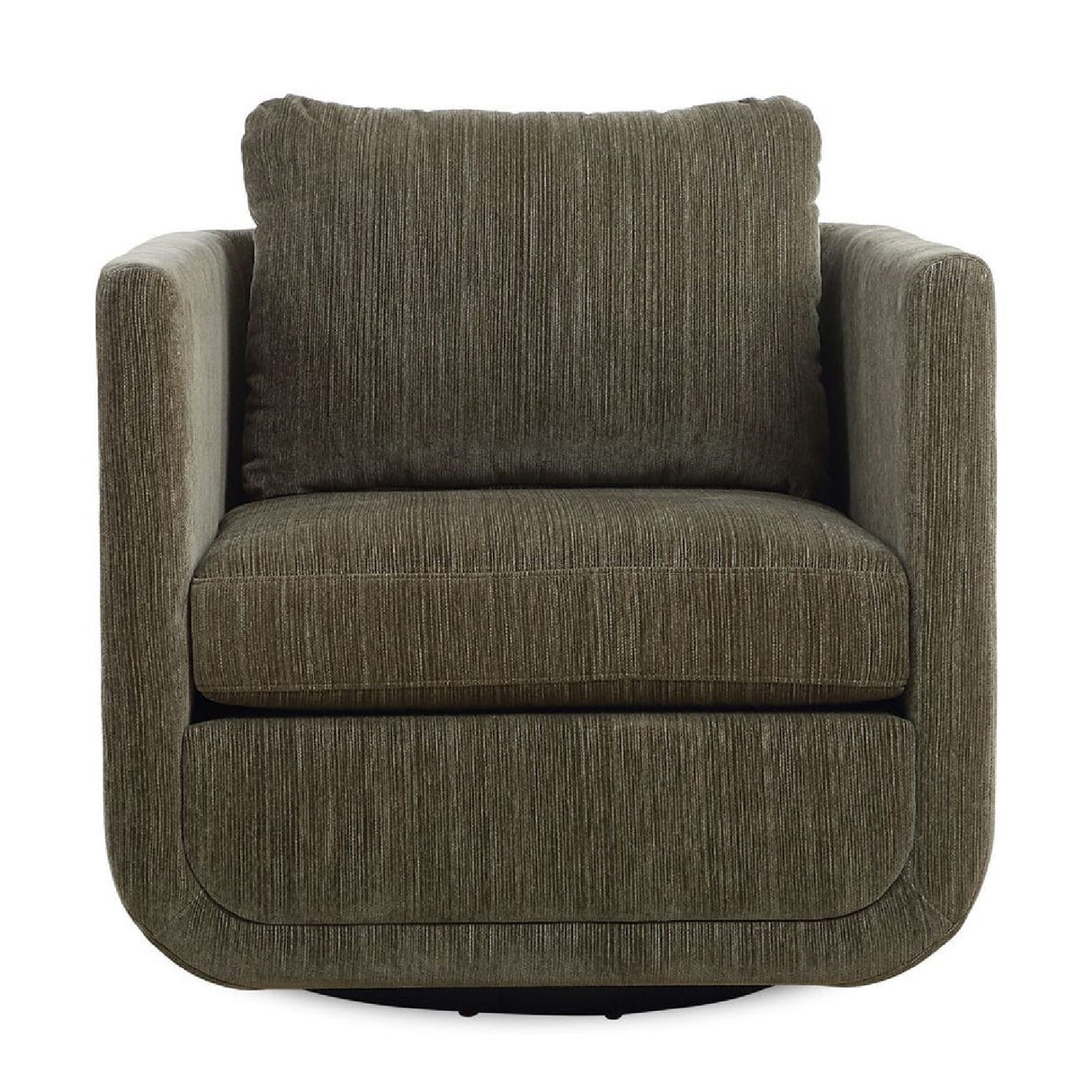 Chenille Rounded Swivel Chair | Oroa.com