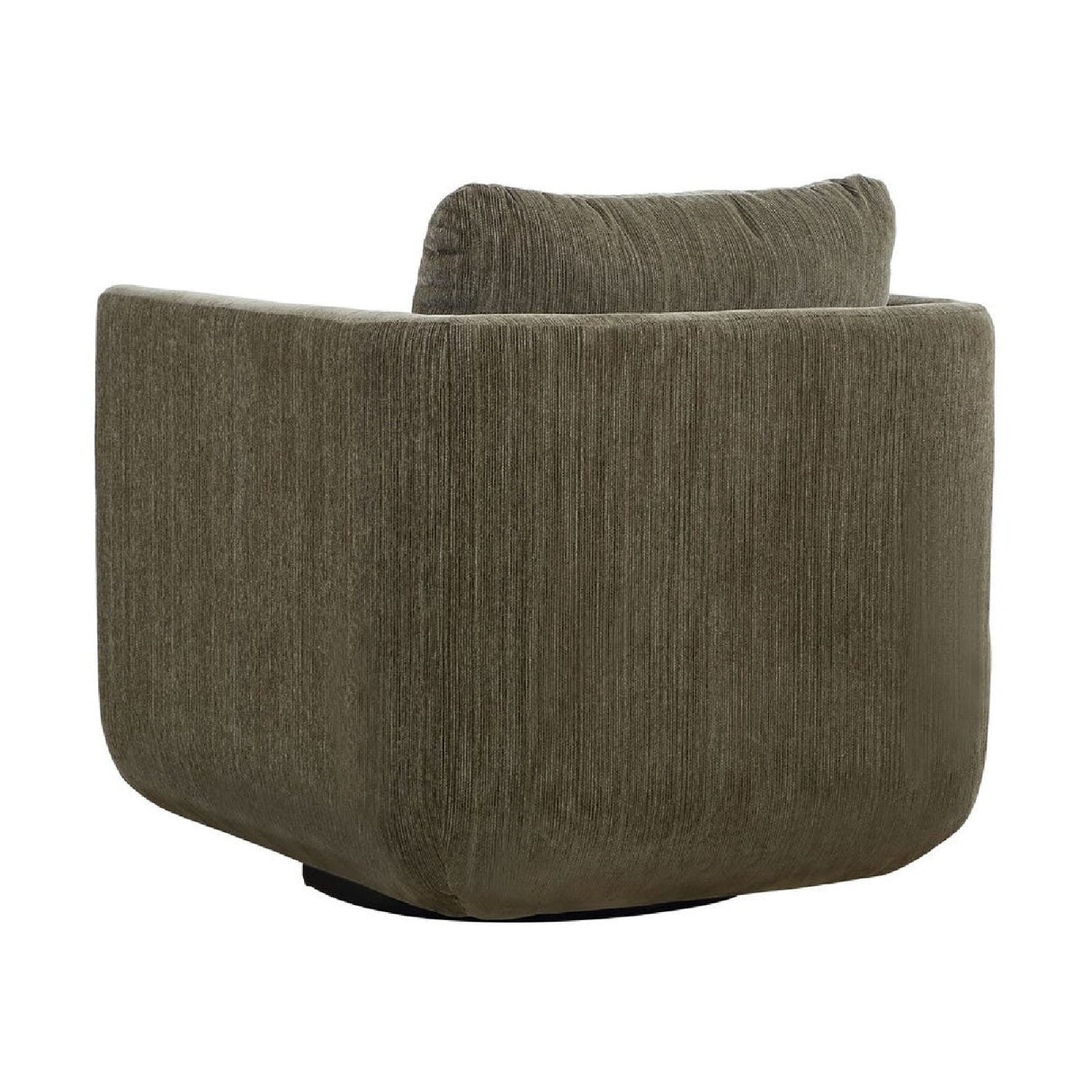 Modern European furniture - Chenille Rounded Swivel Chair - www.oroa.com