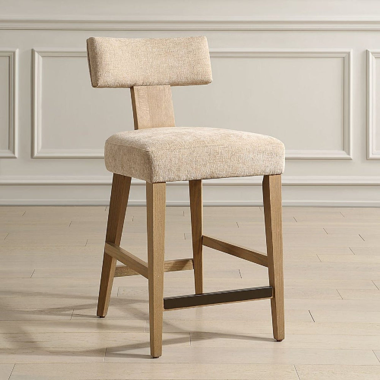 Modern European furniture - T-Shaped Back Counter Stool - www.oroa.com