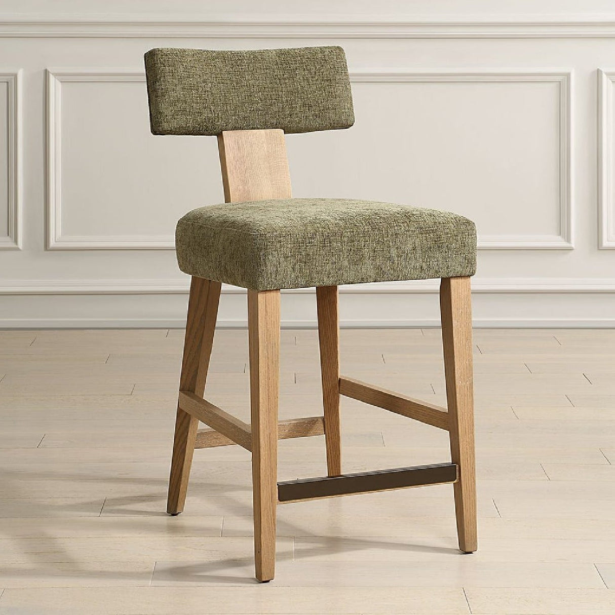Modern European furniture - T-Shaped Back Counter Stool - www.oroa.com