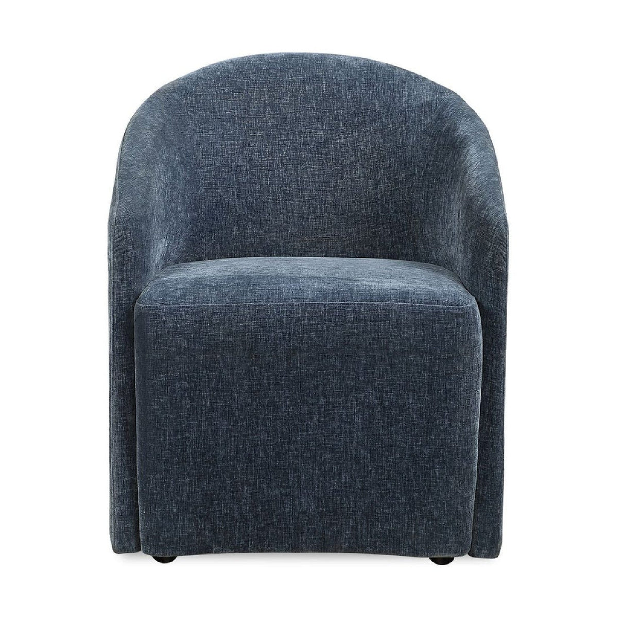 Modern European furniture - Velvet Dining Chair with Casters - www.oroa.com