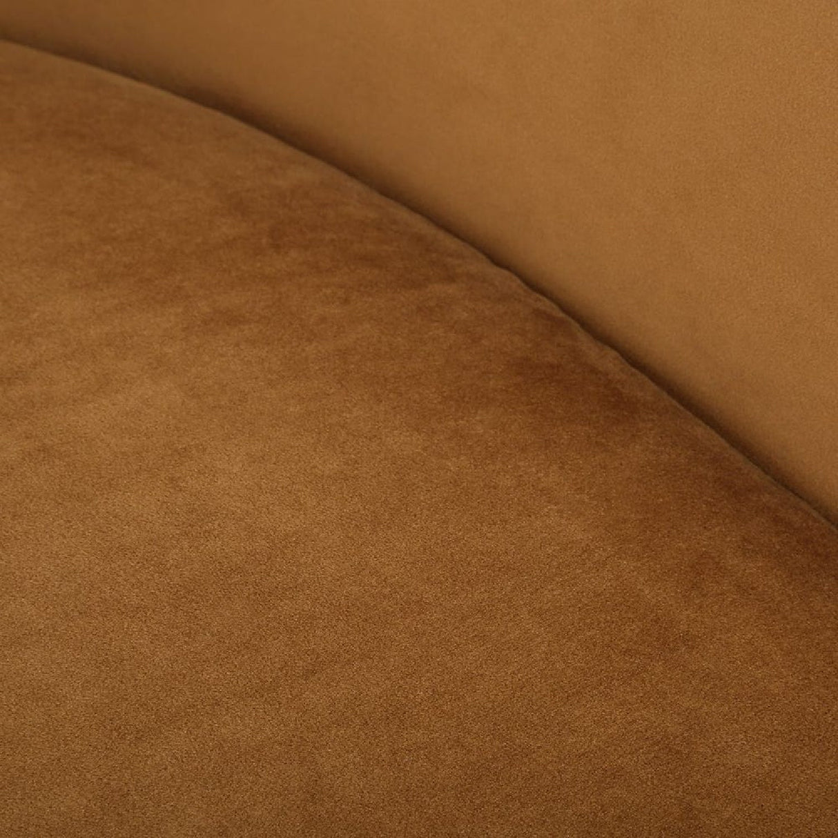 Modern European furniture - Curved-Back Velvet Swivel Chair - www.oroa.com
