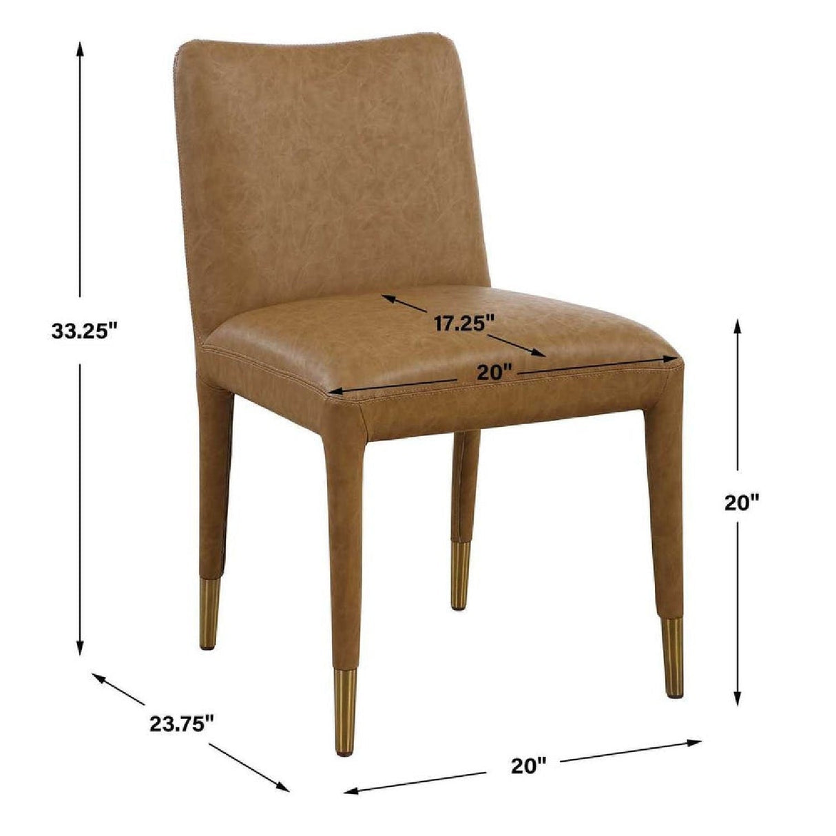 Modern European furniture - Upholstered Dining Chair Set (2) - www.oroa.com