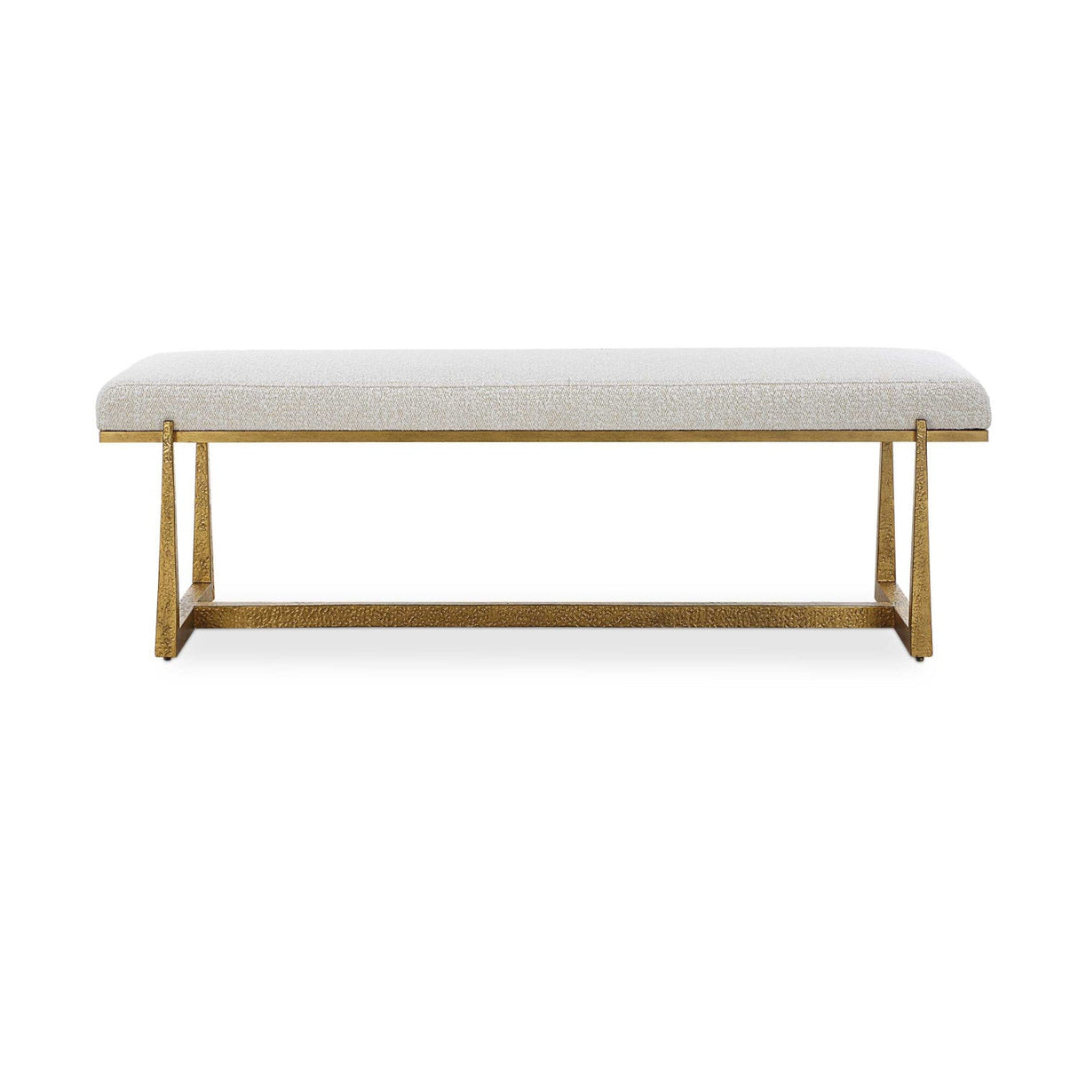 Modern European furniture - Upholstered Wool-Inspired Bench - www.oroa.com