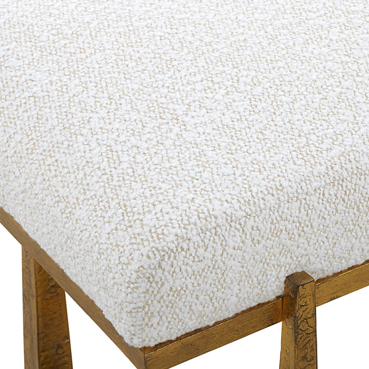 Modern European furniture - Upholstered Wool-Inspired Bench - www.oroa.com