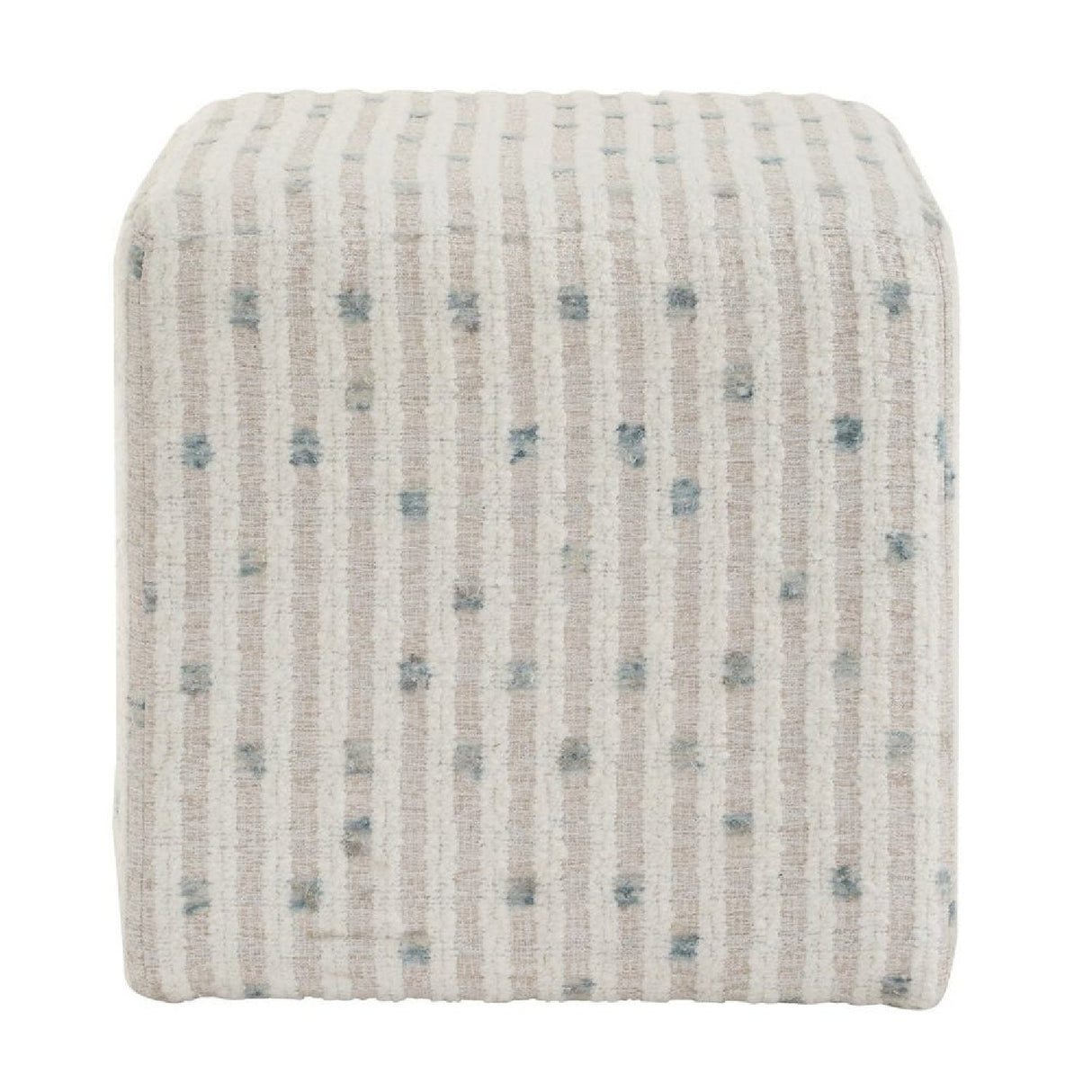 Modern European furniture - Chenille Cube Ottoman - www.oroa.com
