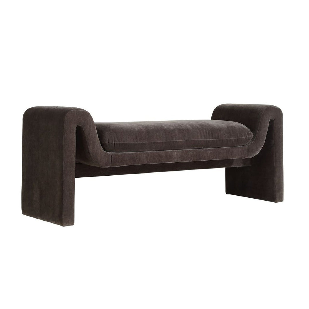 Black Velvet Bench by Uttermost Manson, alternate view 3