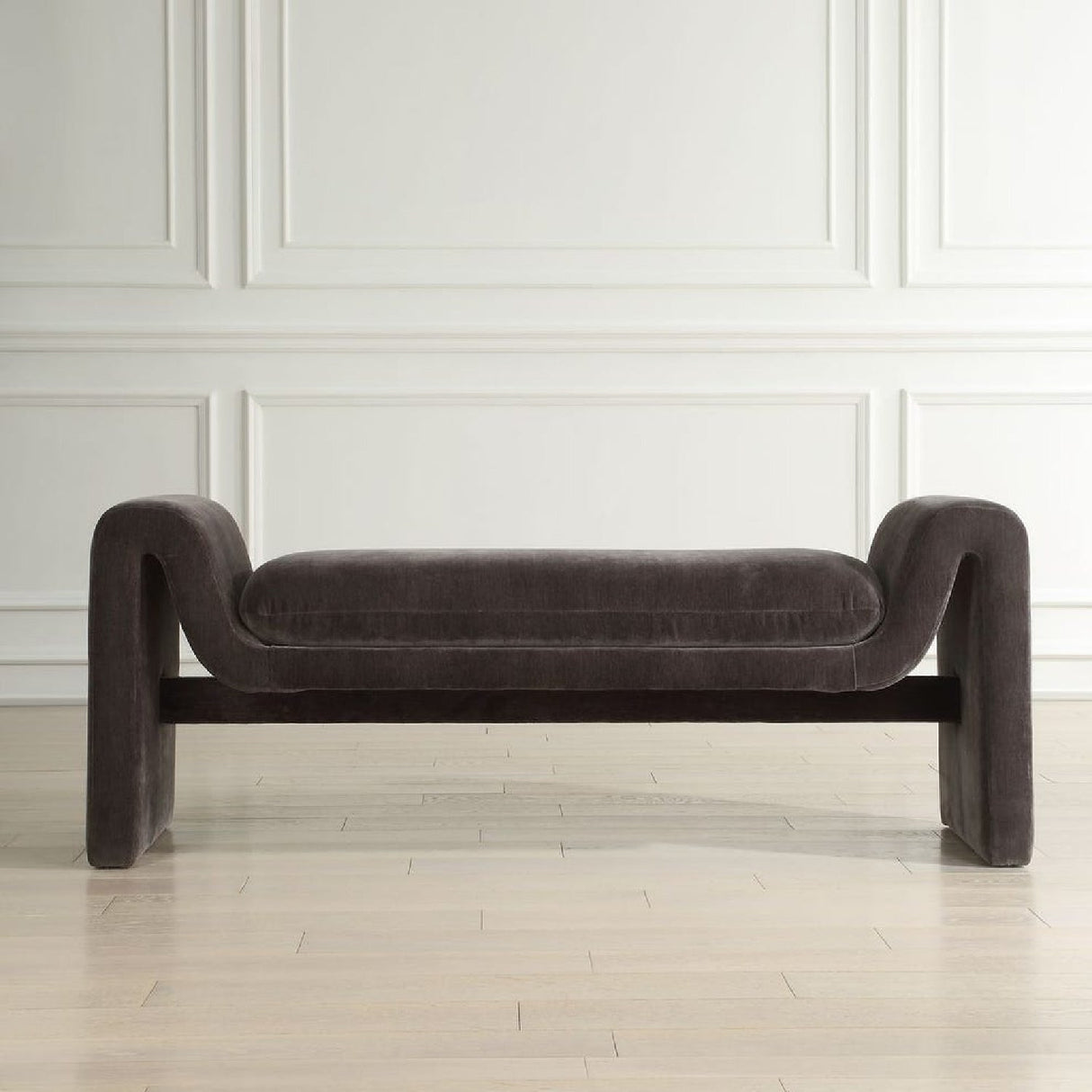 Black Velvet Bench by Uttermost Manson, alternate view 5