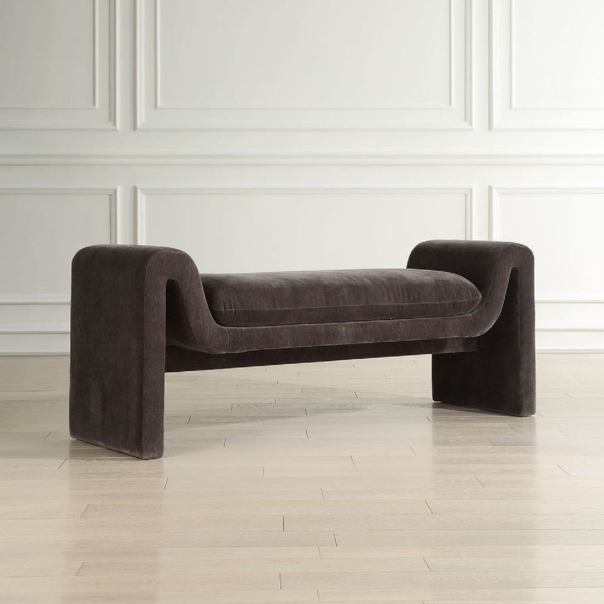 Black Velvet Bench by Uttermost Manson, alternate view 6