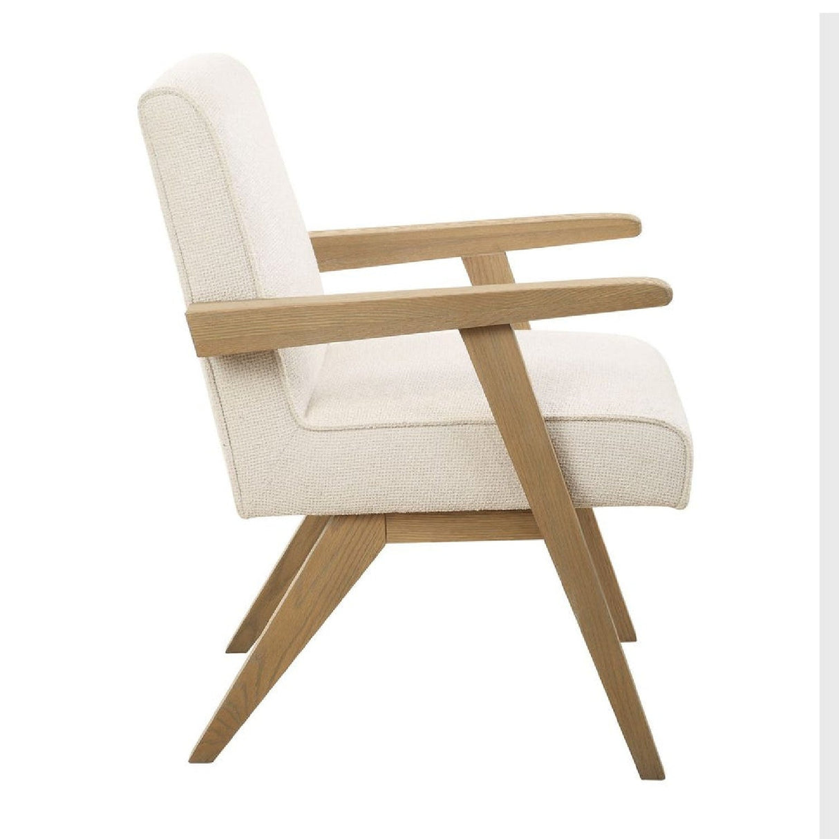 Modern European furniture - Oak Framed Padded Dining Chair - www.oroa.com