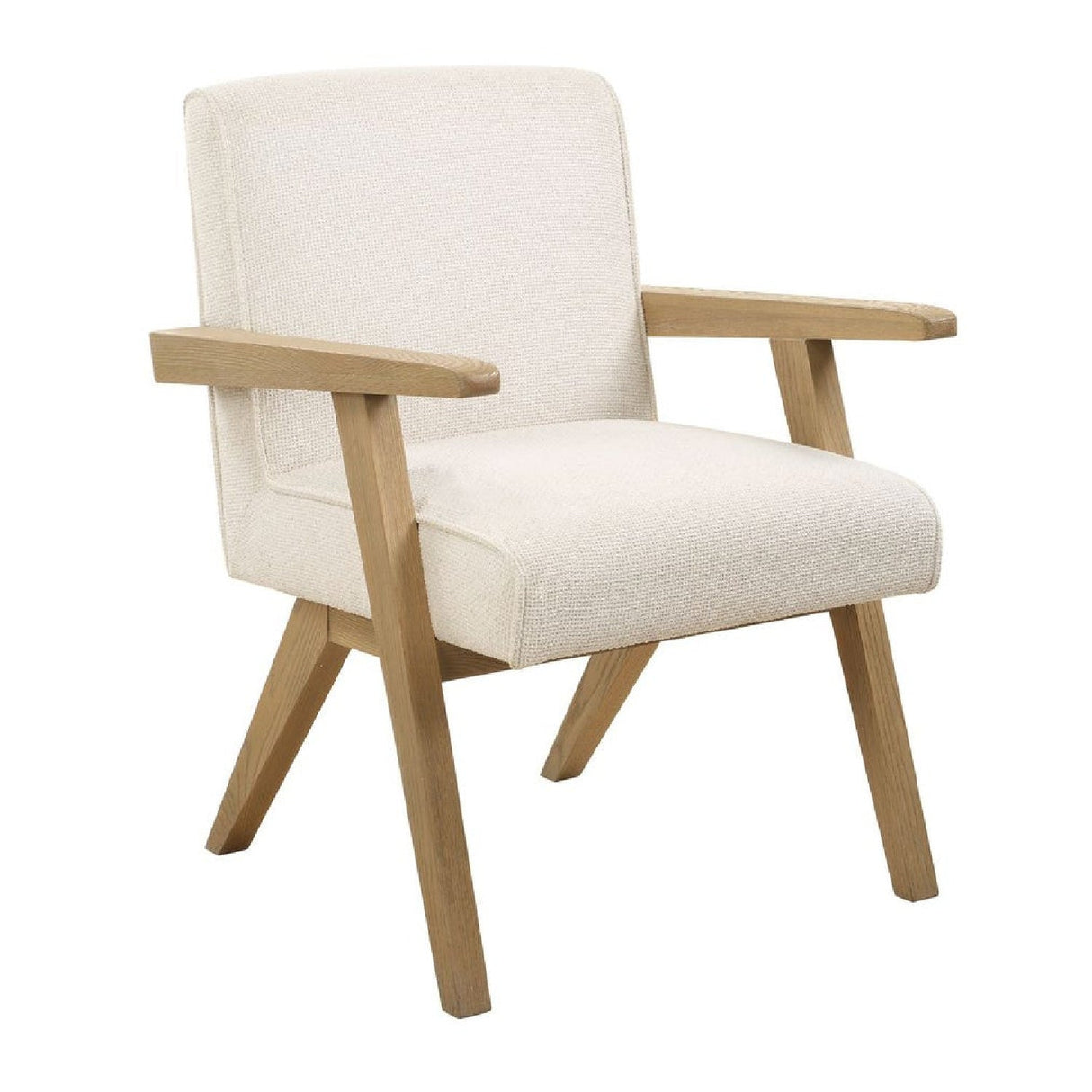 Modern European furniture - Oak Framed Padded Dining Chair - www.oroa.com