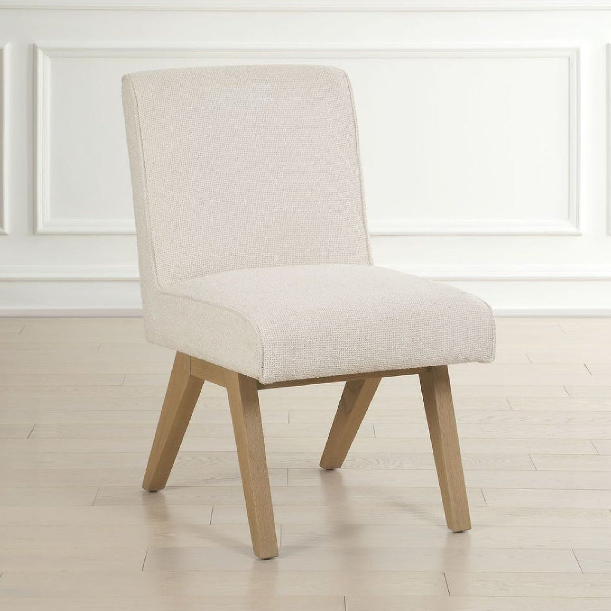 Modern European furniture - Oak Framed Padded Dining Chair - www.oroa.com