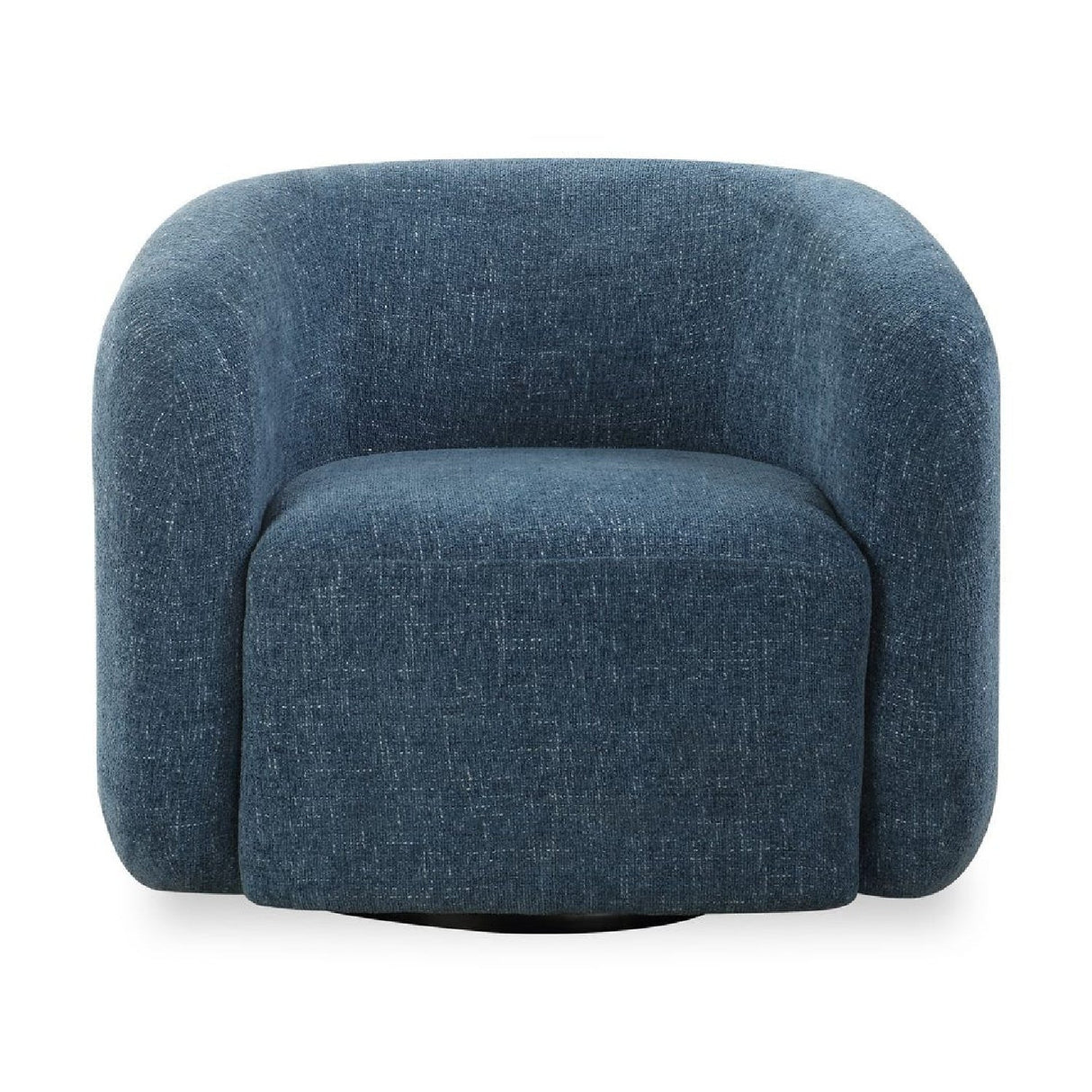 Blue Chenille Swivel Chair by Uttermost Junie, alternate view 4