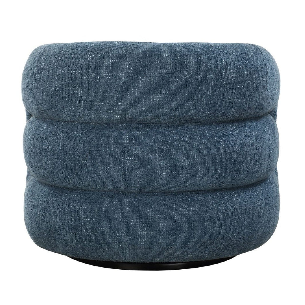 Blue Chenille Swivel Chair by Uttermost Junie, alternate view 5
