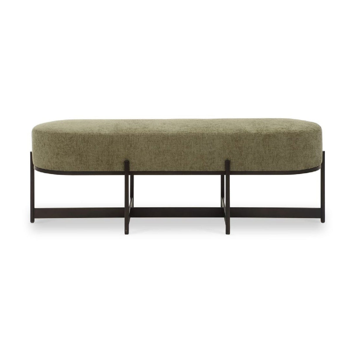 Green Upholstered Bench by Uttermost Merino