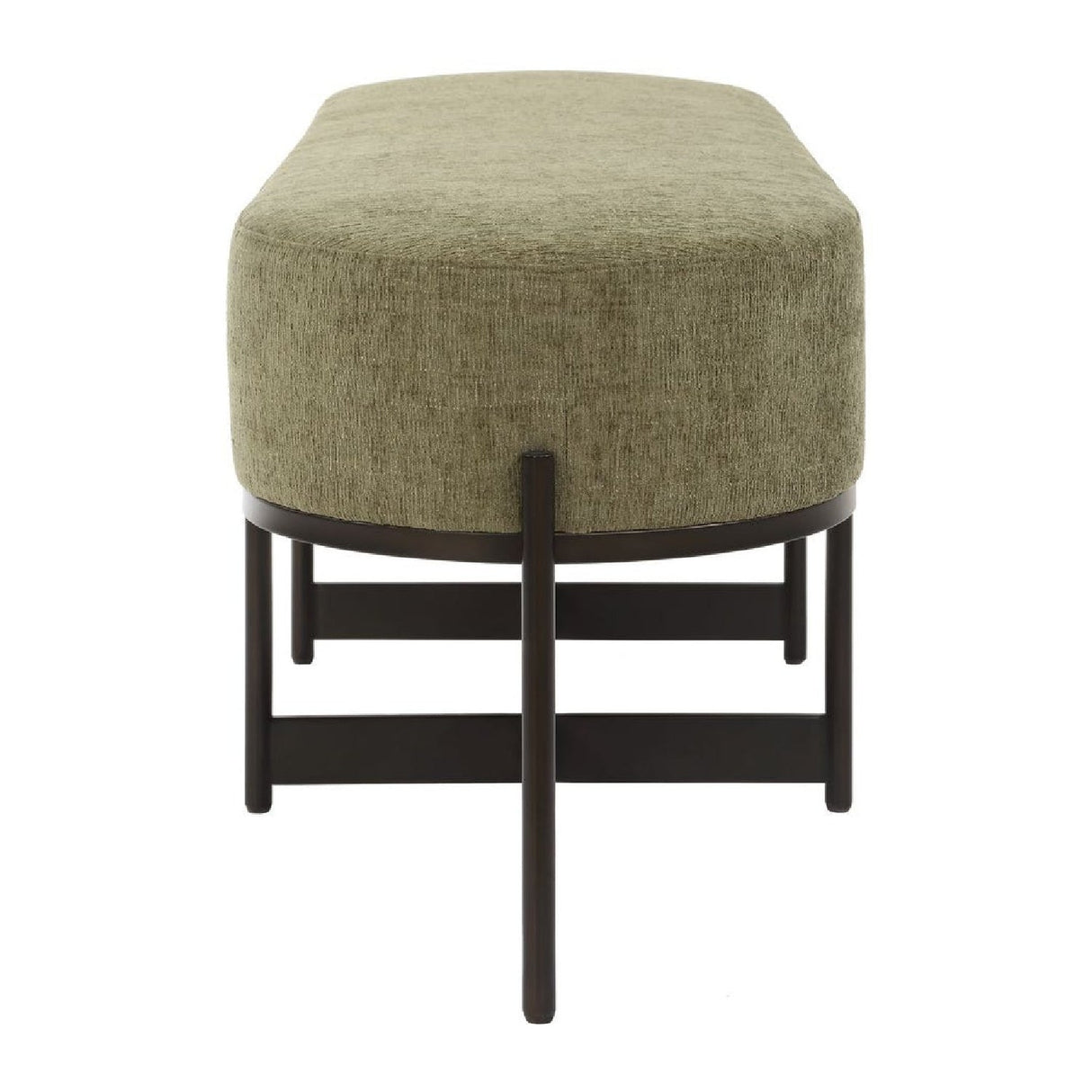 Green Upholstered Bench by Uttermost Merino, alternate view 4