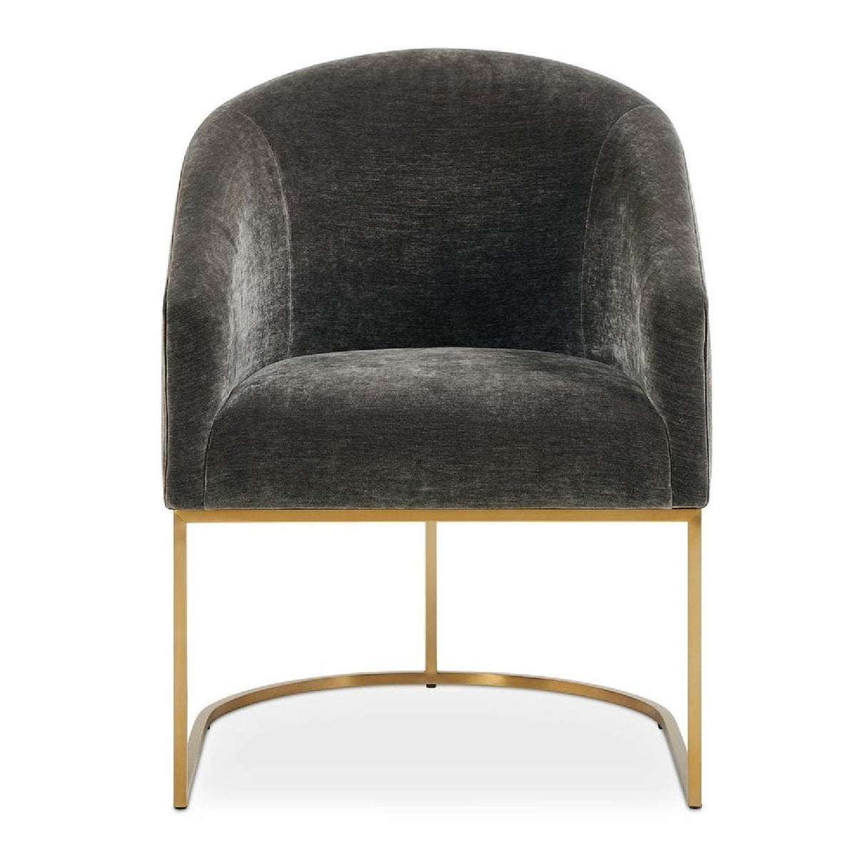 Black Velvet Cantilevered Dining Chair by Uttermost Hanni, alternate view 3