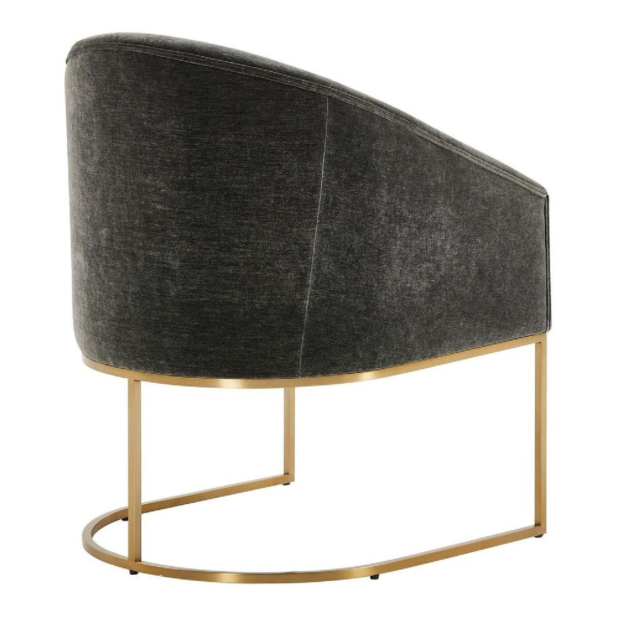 Black Velvet Cantilevered Dining Chair by Uttermost Hanni, alternate view 5