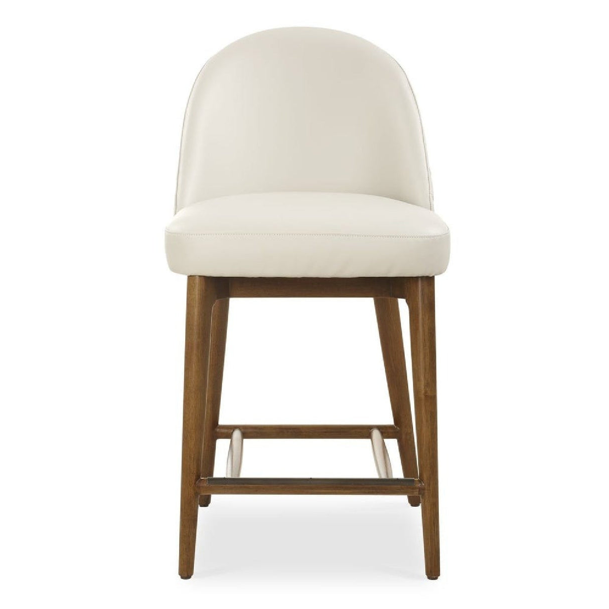 Cream Leather Inspired Counter Stool by Uttermost Stitches, alternate view 3