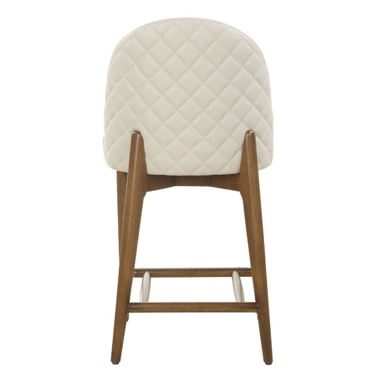 Cream Leather Inspired Counter Stool by Uttermost Stitches, alternate view 5