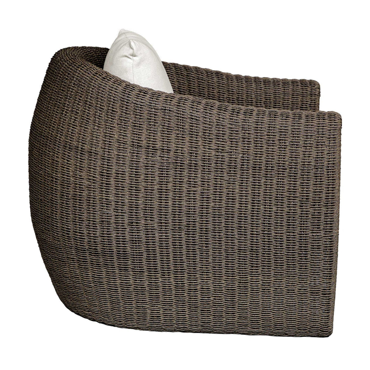 Woven Wicker Outdoor Lounge Chair by Uttermost Tropic, alternate view 5