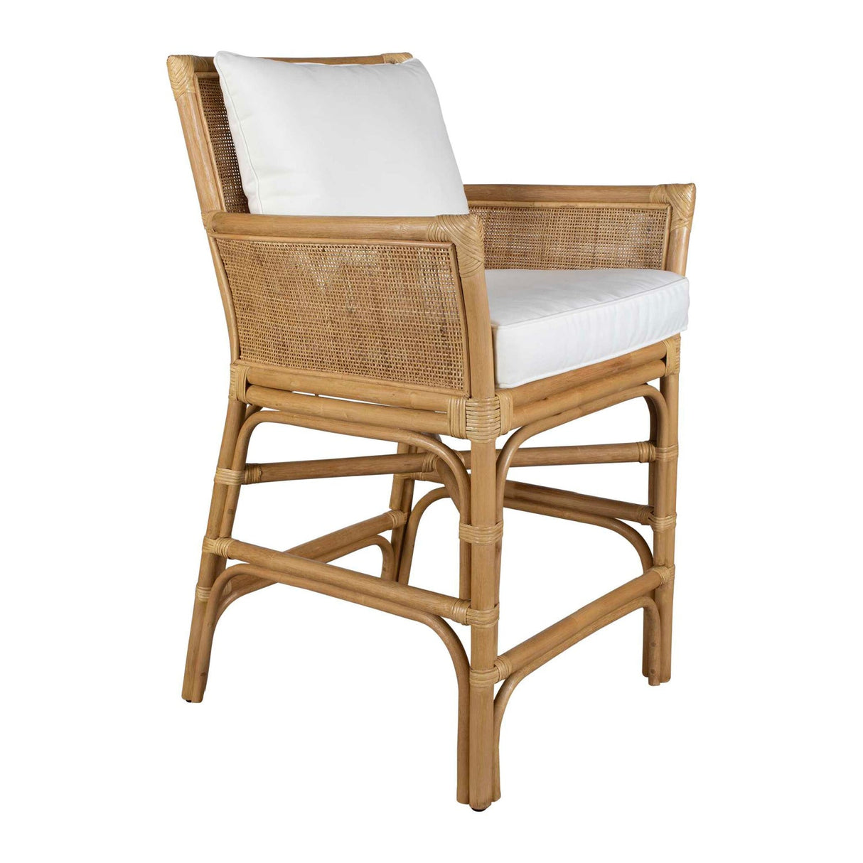 Woven Rattan Counter Stool by Uttermost Pacific, alternate view 4