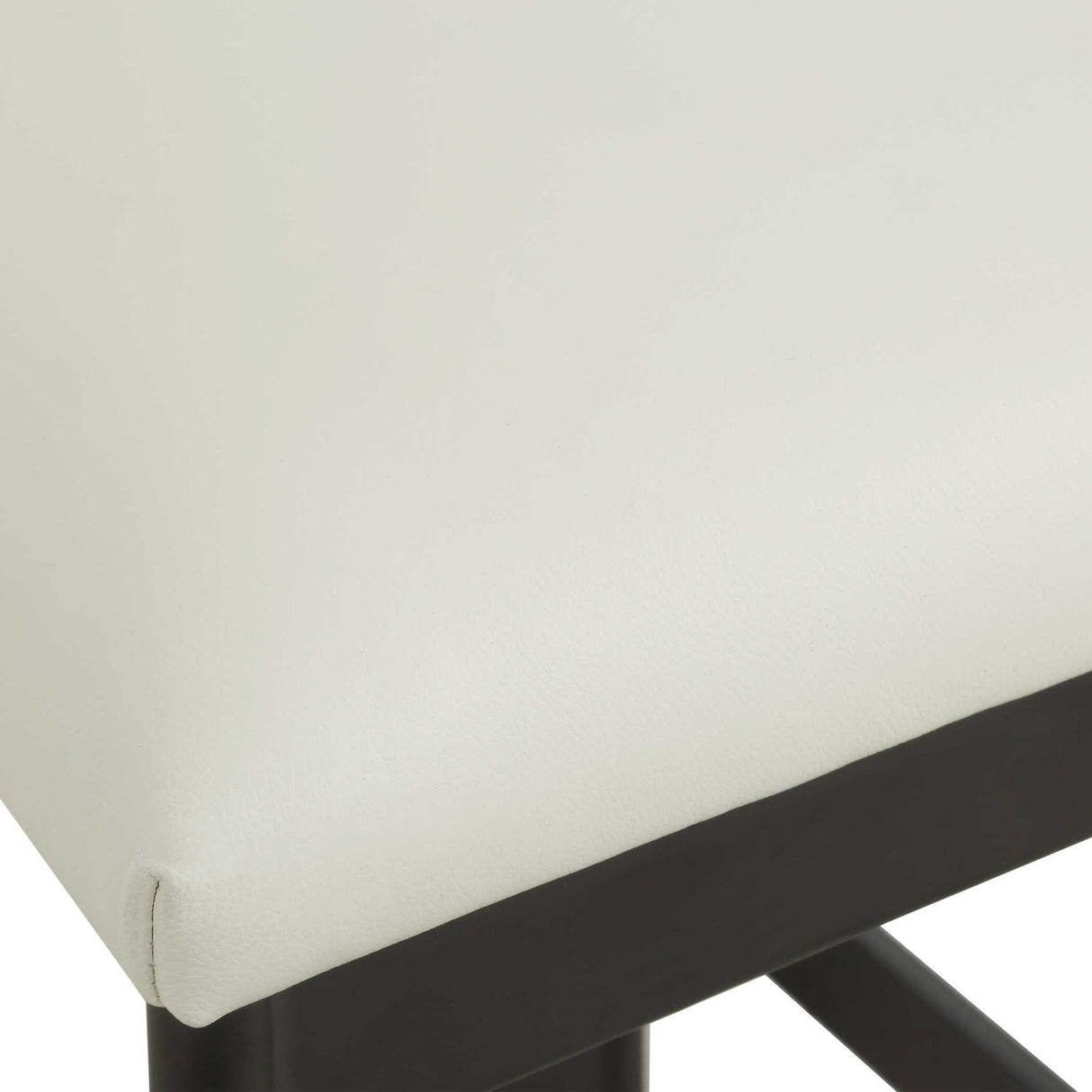 Modern European furniture - White Leather Counter Stool - www.oroa.com
