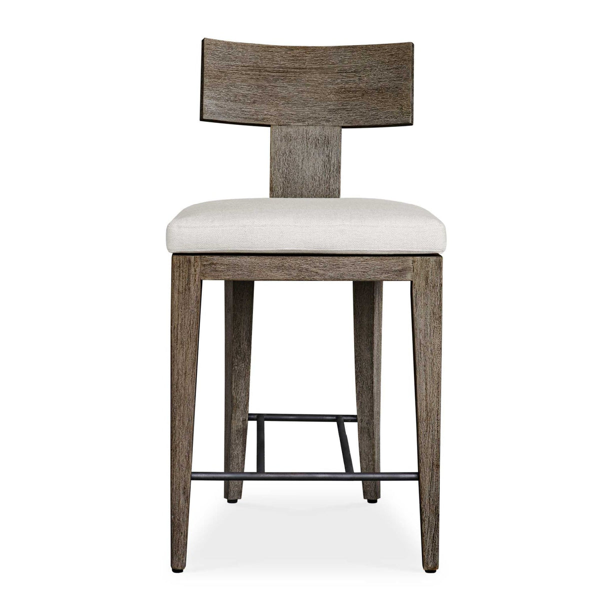 Mahogany T-Shaped Outdoor Counter Stool by Uttermost Cellini