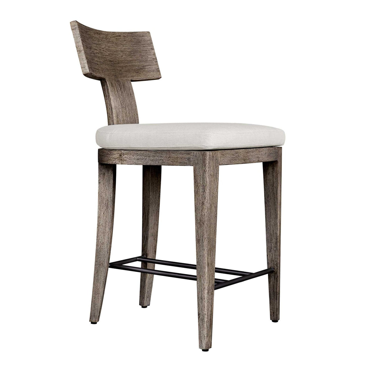 Mahogany T-Shaped Outdoor Counter Stool by Uttermost Cellini, alternate view 3