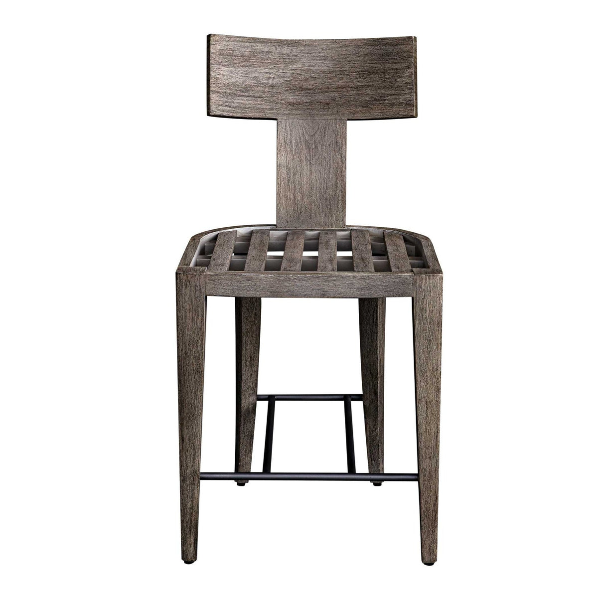 Mahogany T-Shaped Outdoor Counter Stool by Uttermost Cellini, alternate view 6