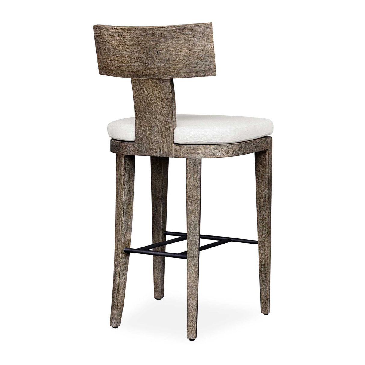 Mahogany T-Shaped Outdoor Bar Stool by Uttermost Cellini, alternate view 4