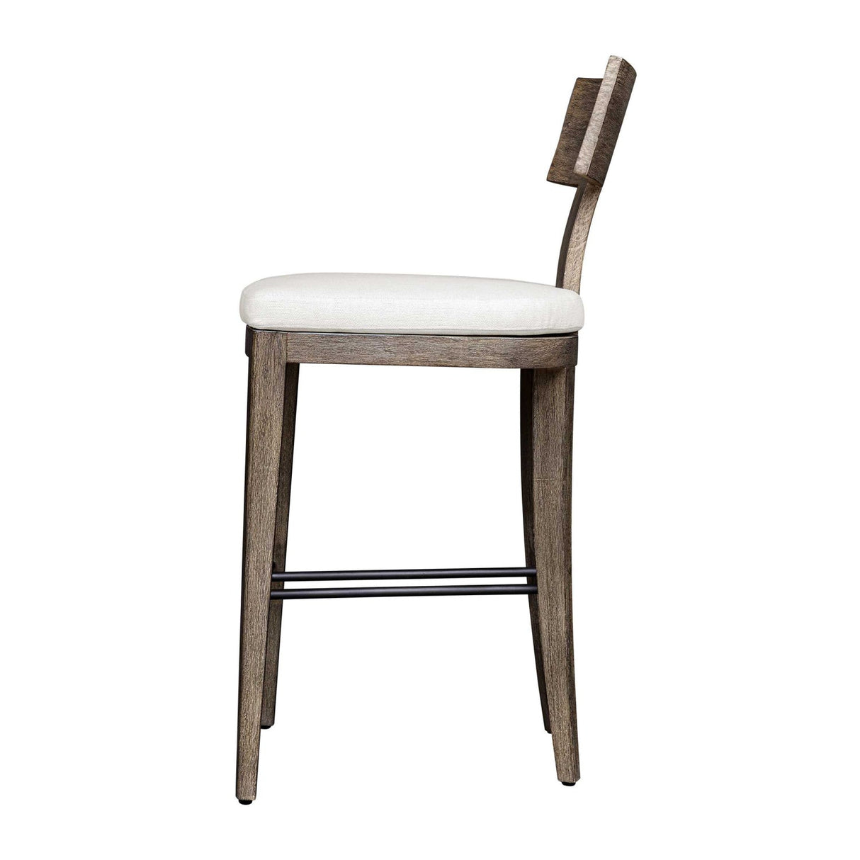 Mahogany T-Shaped Outdoor Bar Stool by Uttermost Cellini, alternate view 5