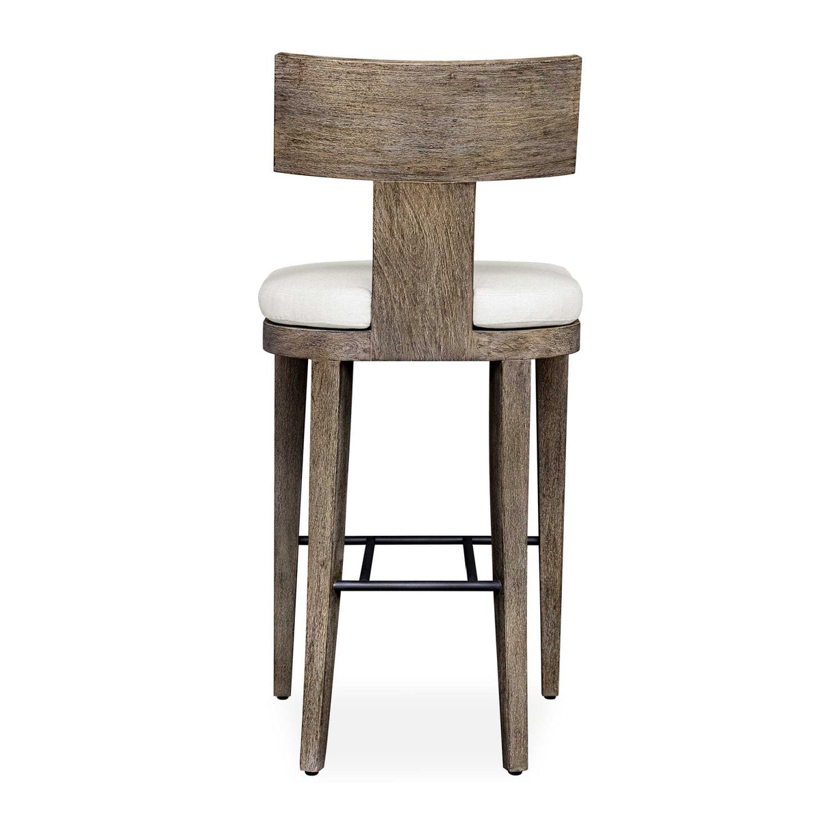 Mahogany T-Shaped Outdoor Bar Stool by Uttermost Cellini, alternate view 6