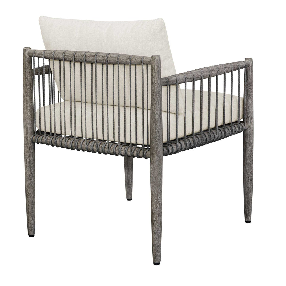 Gray Mahogany Outdoor Dining Chair by Uttermost Borneo, alternate view 4